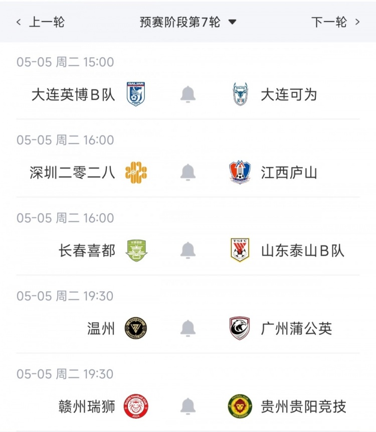 海港B队1-0泰安天贶领跑北区 南区前四同积12分 海港B队1-0泰安天贶领跑北区 南区前四同积12分
