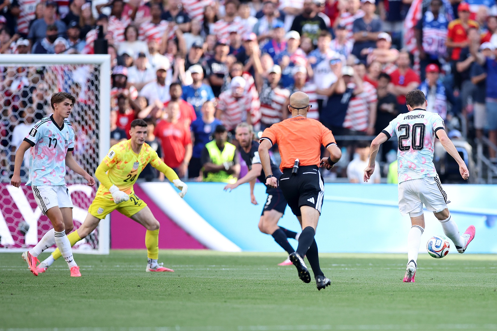 比利时4-1美国轻取八强席位 近7届大赛5进八强 比利时4-1美国轻取八强席位 近7届大赛5进八强