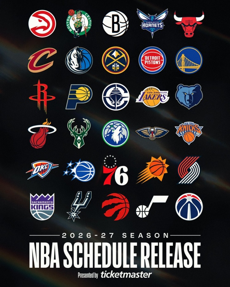 NBA官宣2026-27赛季赛程本周公布 明晚先放揭幕战与圣诞大战 NBA官宣2026-27赛季赛程本周公布 明晚先放揭幕战与圣诞大战